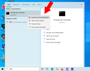 importante abrir CMD como administrador