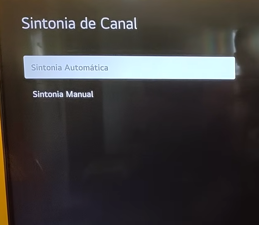 Sintonia de canais
